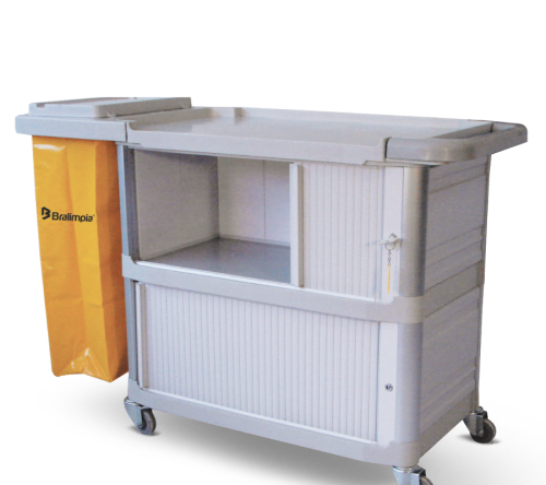 Carro Extra I - Com Fechamento e Portas 1 Bolsa - Onixlimp