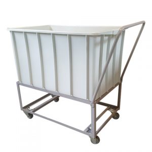 Carro Alto Com Caixa Plástica Fechada 180L