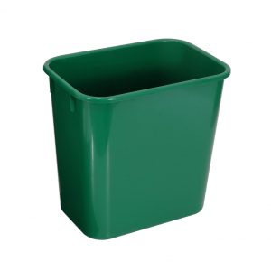 Lixeira Retangular Plástica 12 litros Sem Tampa