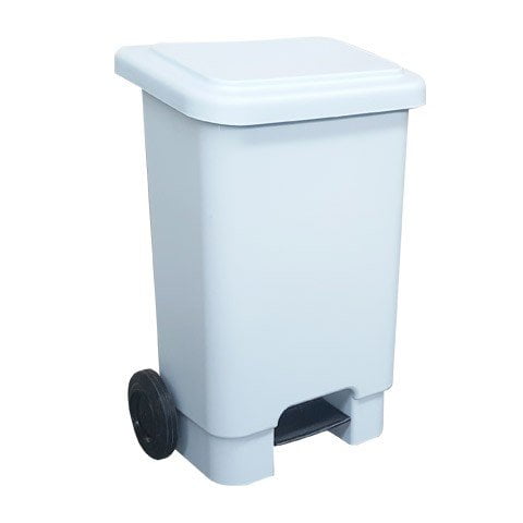 Lixeira Com Pedal E Rodas 100L - Imagem 3