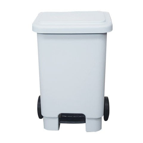 Lixeira Com Pedal E Rodas 100L