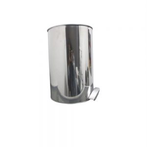 Lixeira Inox Redonda Pedal 50L - 30X70CM