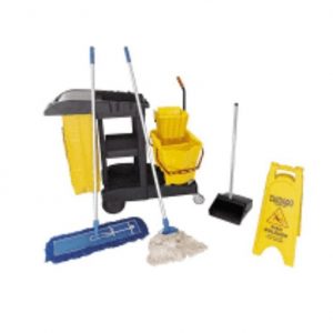 Kit Completo Do Carrinho Funcional De Limpeza