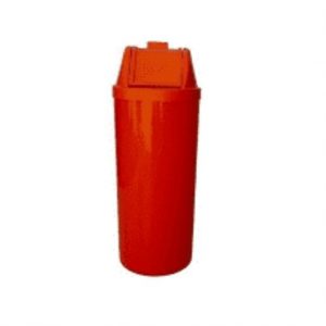 Lixeira Plástica 50 litros Com Tampa Vai E Vem