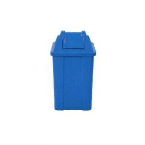 Lixeira Quadrada 25 Litros Com Tampa Vai E Vem