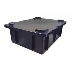 Caixa Plástica Fechada Com Tampa 15L