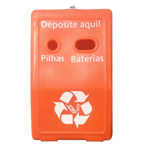 Coletor Pilhas E Baterias 30L Divisor Interno