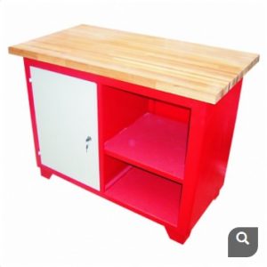 Bancada Semi Fechada, Porta Lateral E Tampo Madeira