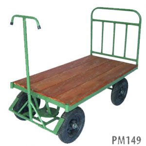 Carro Plataforma 5ª Roda Assoalho Em Madeira